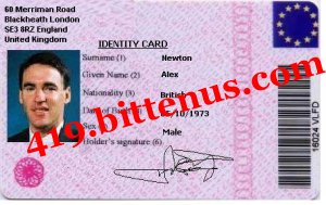 Identity Card _Newton Alex
